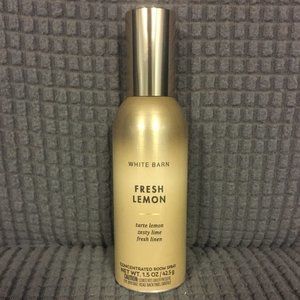 NWT Bath and Body Works White Barn Fresh Lemon Concentrated Room Spray